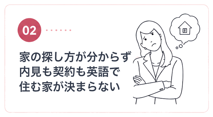 失敗談2：家の探し方が分からず内見も契約も英語で住む家が決まらない
